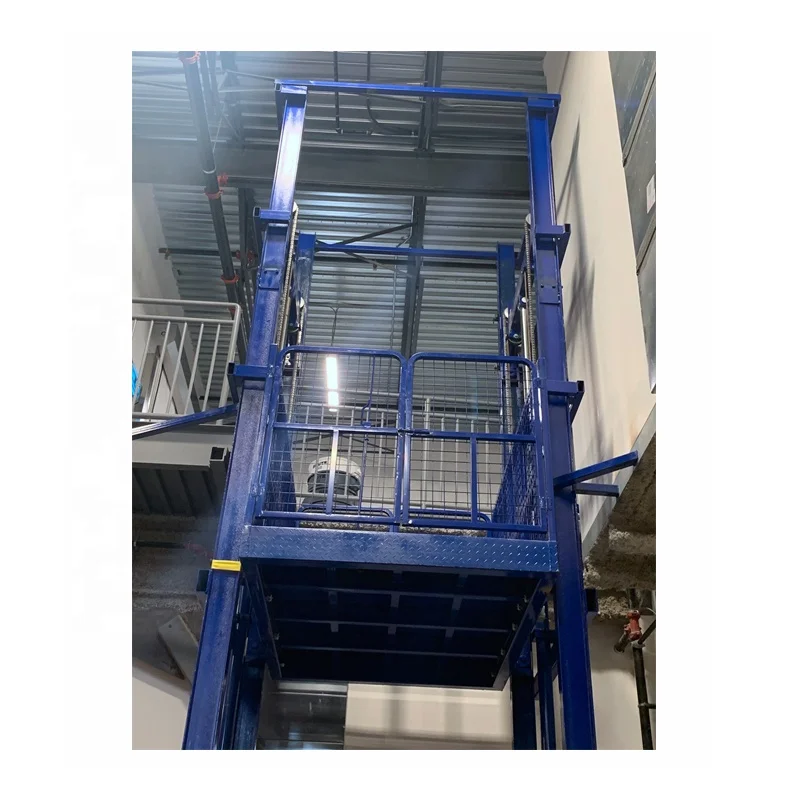 Custom Vertical Material Lift Hydraulic Cargo Elevator for Factory Warehouse Multi Level Goods Transportation System