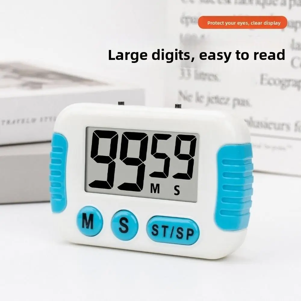 

Magnetic Kitchen Timer LCD Digital Display Portable Cooking Alarm Clock Adsorbable Timer Reminder Countdown Timer