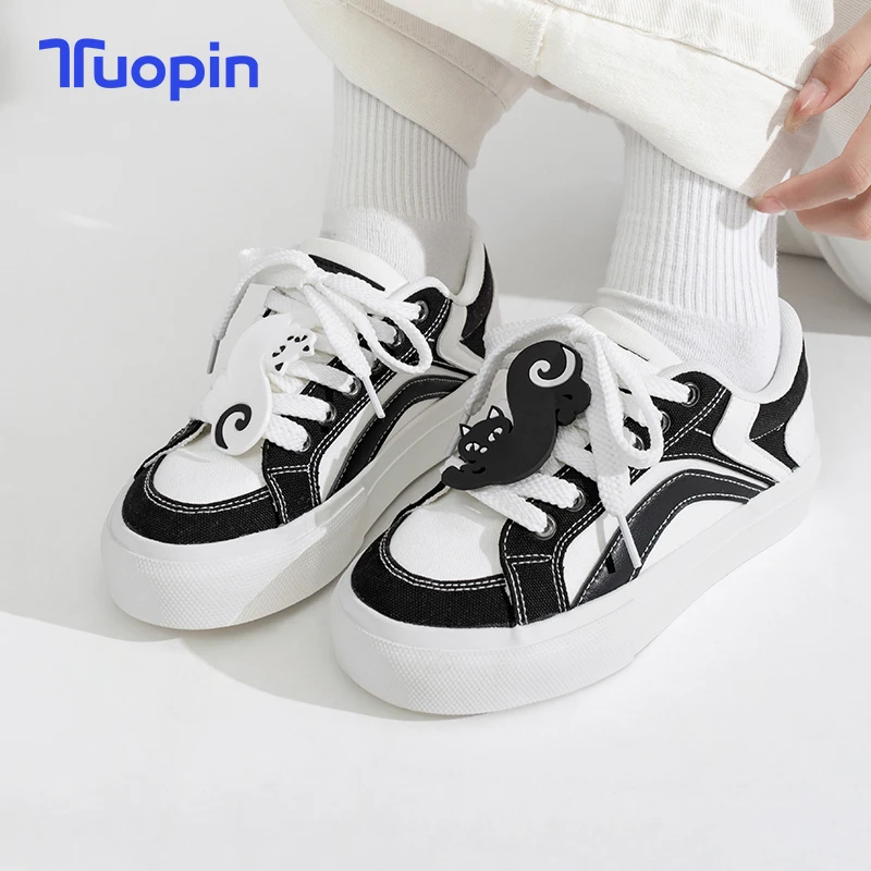 TuoPin Taiji Cat New Original Double Cat Thick Bottom Women's Board Shoes Hundred Casual Shoes