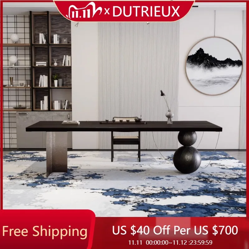 

Mobile Coffee Dining Table Kitchen Restaurant Conference Side Dining Table Study Nordic Luxury Gaming Mesa Living Room Furniture