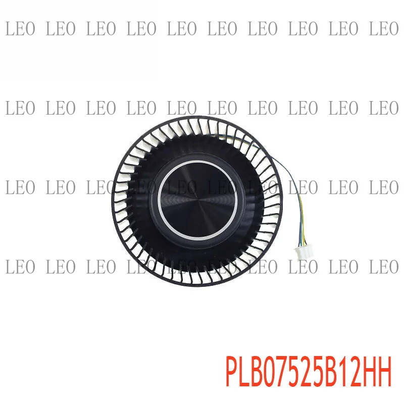 MY 75MM PLB07525B12HH DC12V 1.2A 4Pin 2 Ball bearing Video card fan