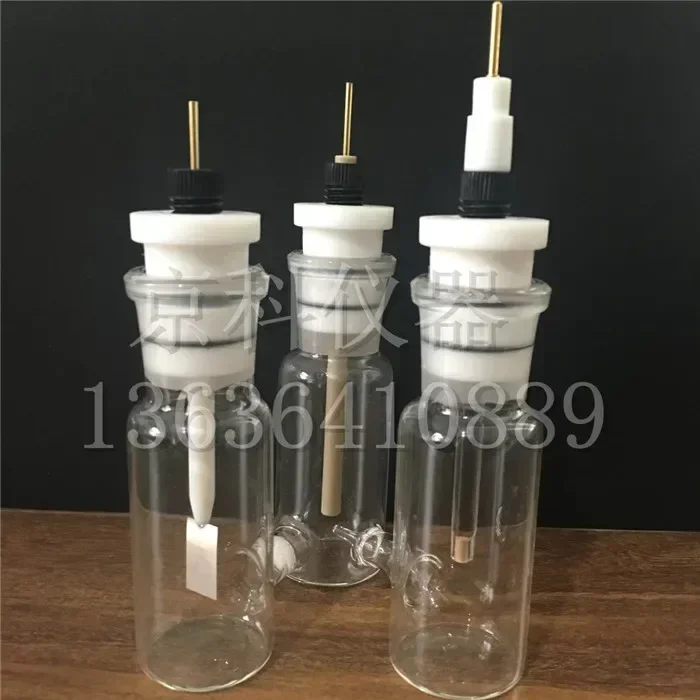 H300 Type Three Electrolytic Cell, Three Sealed Electrolysis Cell, Electrochemical Analysis Electrolytic Cell.