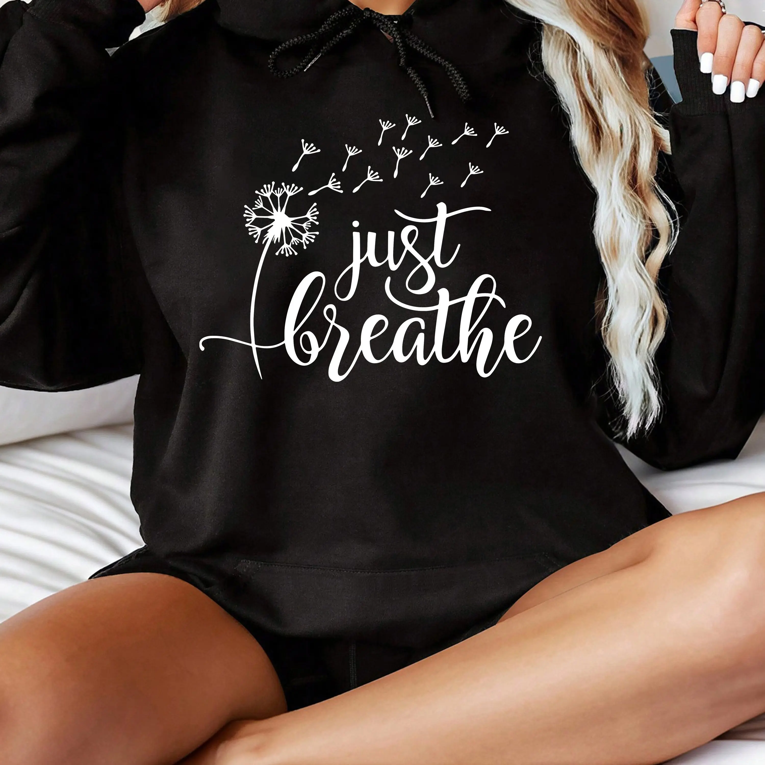 

Dandelion Graphic Printing Autumn and Winter Pure Cotton Men's and Women's Hoodies Casual Outdoor Street Sports Training Brand