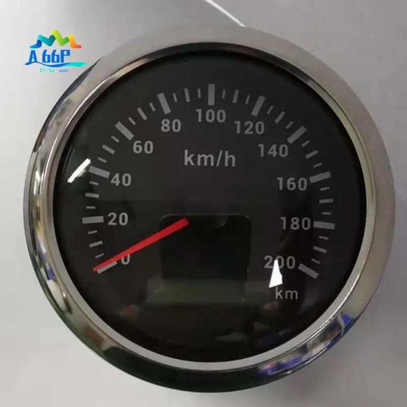 

A66P-85Mm 200KM/H GPS Speedometer 9-32V With Red Backlight Odometer Suitable For All Kinds Of Cars