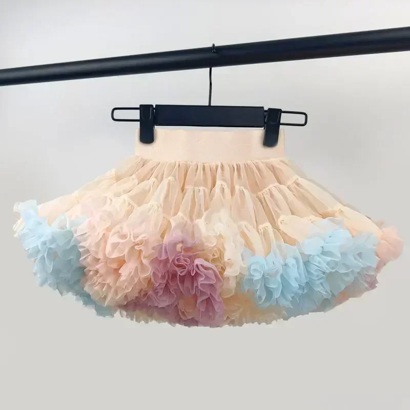 HEIßER Upgrade Mädchen Tüll Rock Baby Kinder Tutu Pettiskirt Rock Kinder Flauschigen Ballett Rock Party Prinzessin Mädchen Kleidung B022