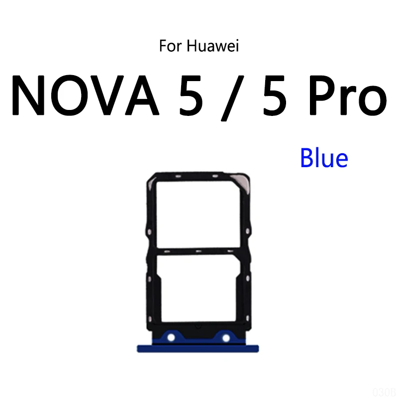 For Huawei Nova 5 / 5 Pro SIM Card Slot Tray Holder Sim Card Reader Socket