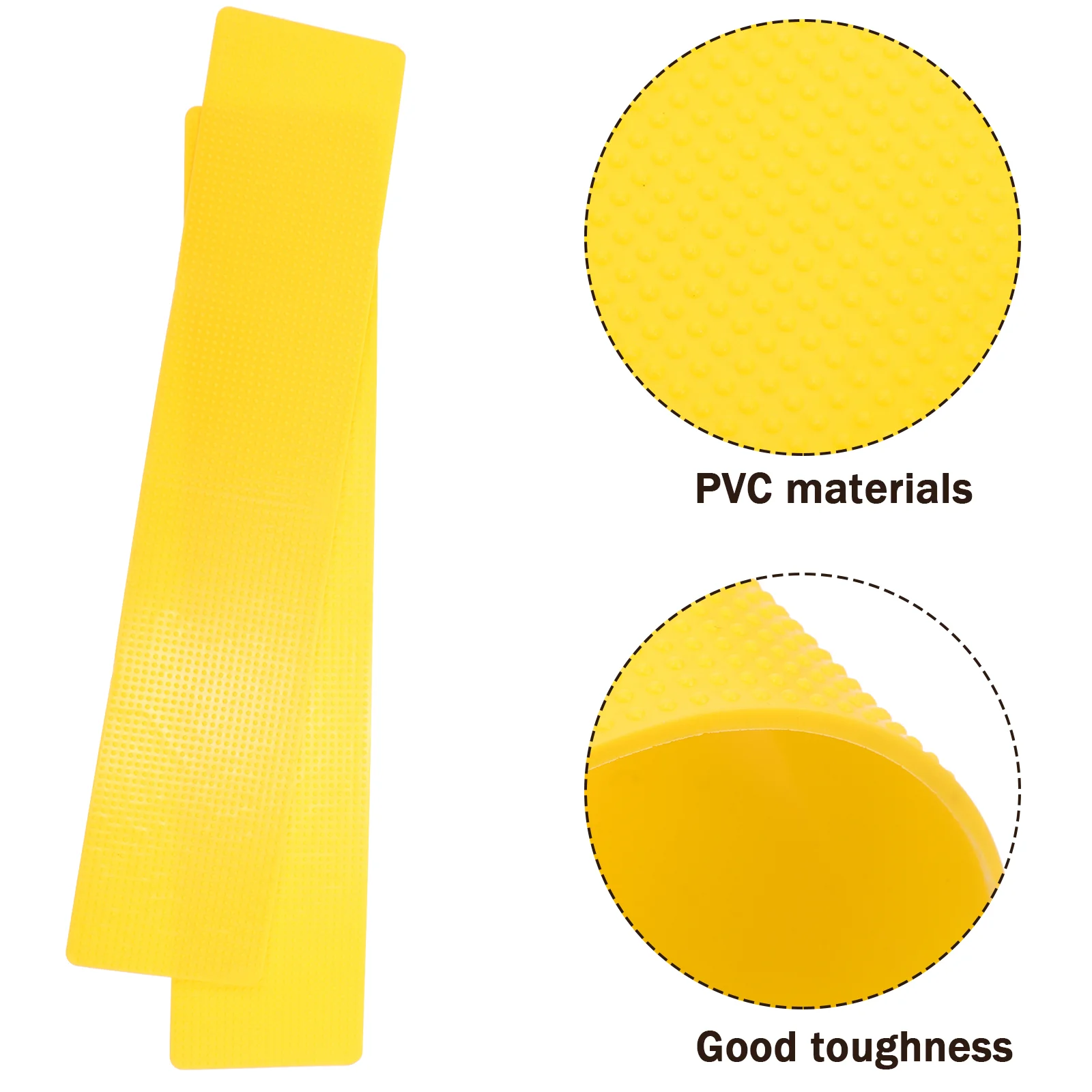 10 Pcs Tennis Landmark Mat Marker Child Athletic Tape Venue Pvc Straight Floor Markers Football Training