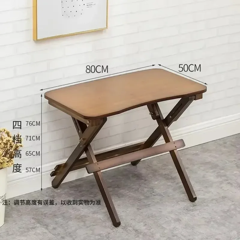 Nordic Foldable Table Study Table Writing Tables Student Bedroom Dormitory Household Computer Desks Gaming Desk Bamboo Furniture