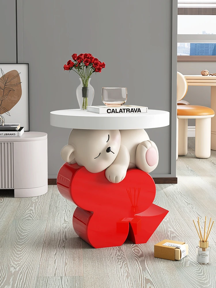 Home Decor Vigorous Bear Statues Ornaments Nordic Style Living Room Large Floor Decor Sofa Side Tables Room Decor Bedside Tables