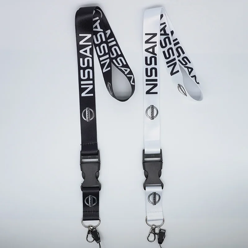 For Nissan Titan Juke Leaf Qashaqai Altima Xterra Sentra Sunny Tiida 1pc Lanyard Nylon Style Car Key Pendant Holder Keychain view 3