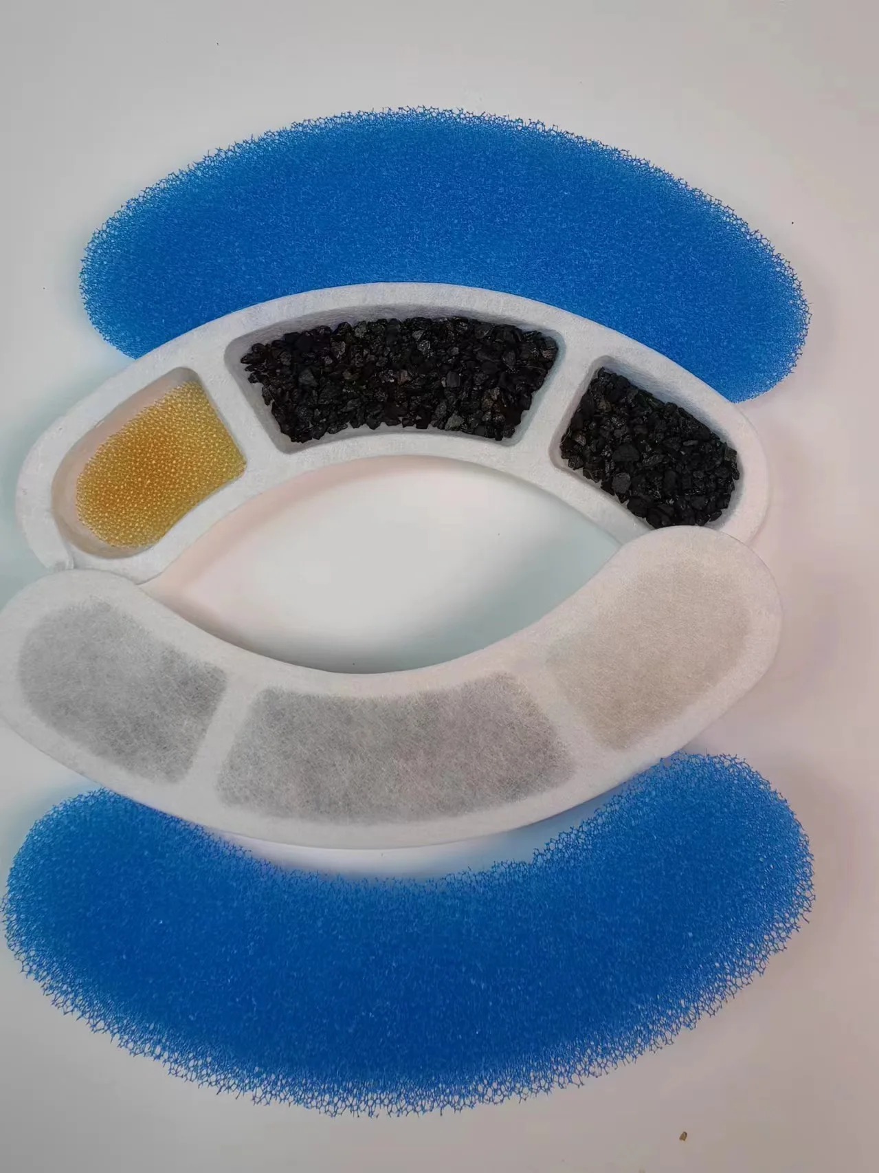 12-teiliges Katzenbrunnen-Filterset mit Aktivkohle-Ersatz für Transparente Wasserspender, Katzenwasserfilter und Schwämme – Detail 9