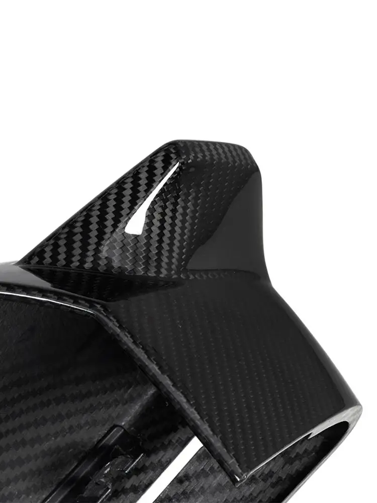 Real Droge Koolstofvezel Achteruitkijkspiegel Buitenkant Spiegel Cover Caps Voor BMW G60 G68 i5 G70 G90 G99 G45 G48 2023-IN 2 stks/set - afbeelding 2