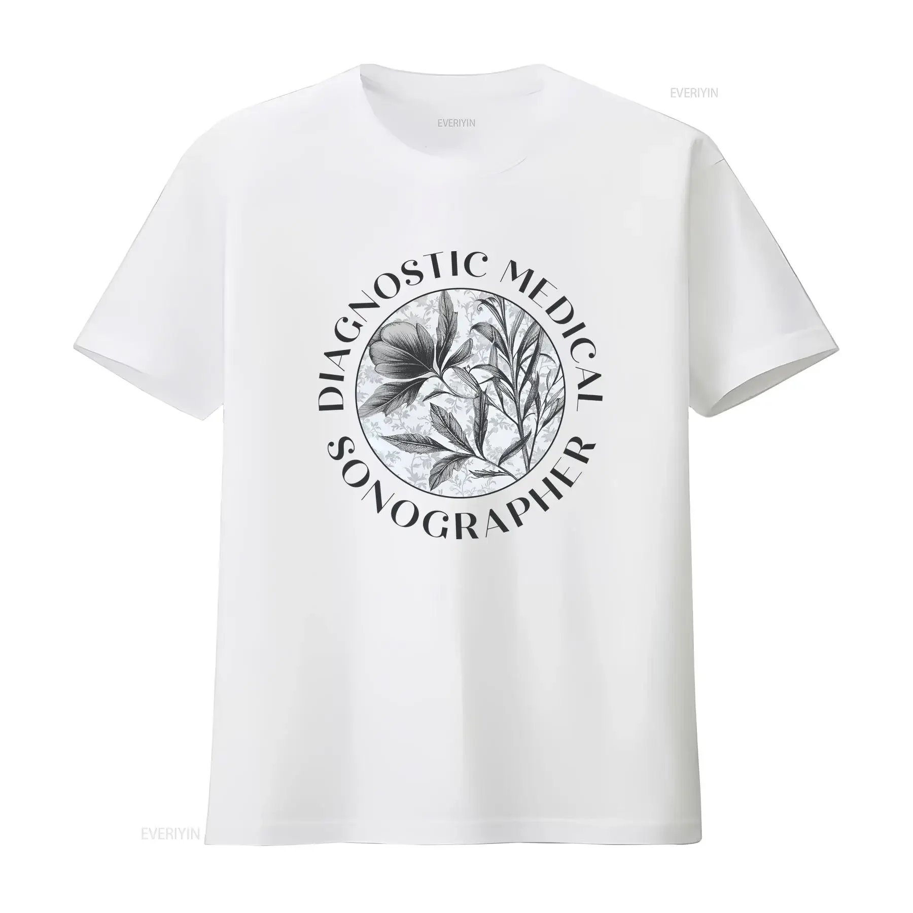 Diagnostic Medical Sonographer T Shirt Ultrasound Tech Vintage Sonography Grad s Echocardiography Retro Style vintage Washed