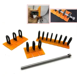 New Paintless Glue Puller Tabs Dent Car Repair Tool Vehicle Dent Removal Repairing Tool Set Orange Dent Puller Kit