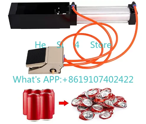 Easy-open can press, pneumatic can press