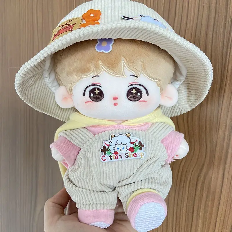 

20cm Kawaii Big Eyed Fat Doll Cotton Doll Idol Stuffed Super Star Figure Dolls No Attribute Fat Body Doll Can Change Clothes Gif