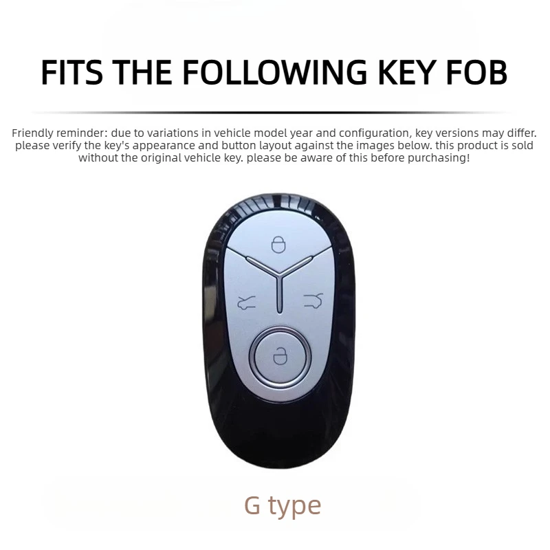 Zinc Alloy Car Remote Key Case Cover For Geely Geome Xingyuan Geometry Keychain 4 Buttons Keyless Durable Protector Accessories