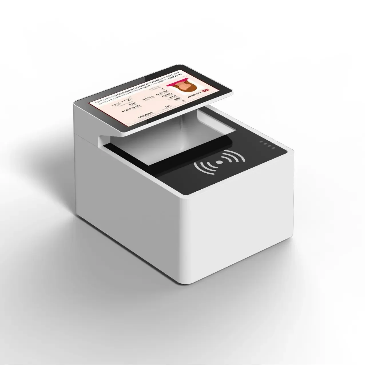 

E-passport Scanner Can Read Travel Documents Such As E-passport of ICAO DOC 9303 Standard.