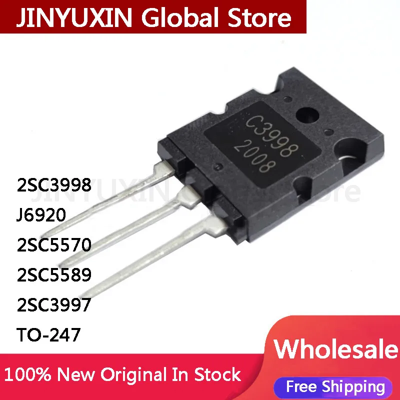 5Pcs 2SC3998 J6920 2SC5570 2SC5589  2SC3997 TO-247 IC Chip Wholesale