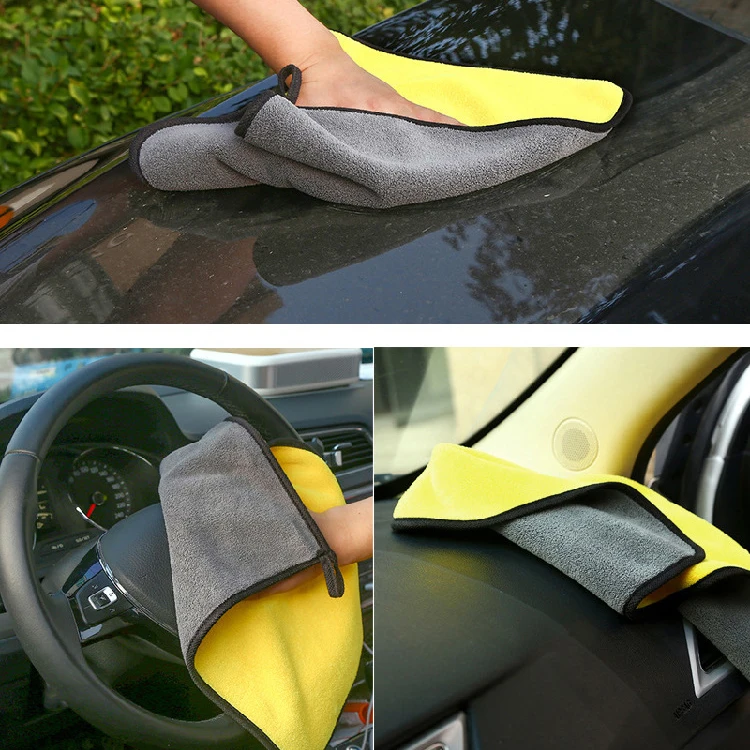 Car Microfiber Washing Cloth Glass Cleaning Microfiber Towel Strong Water Absorption Car Detailing Wash Accessorie 30x30/40/60cm