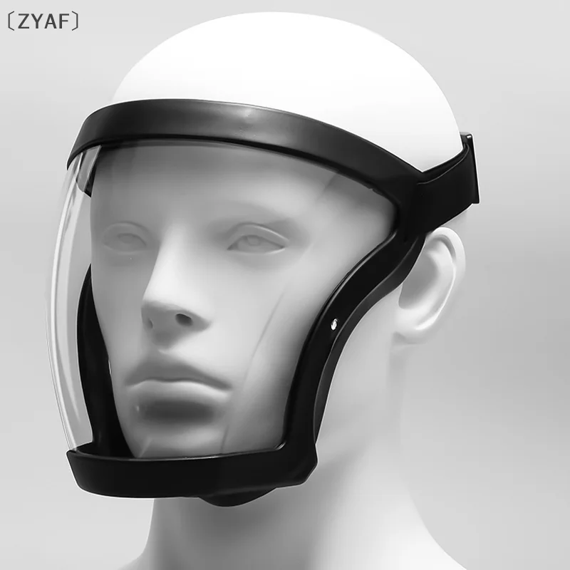 〔ZYAF〕Full-Face Transparent Shield - HD Anti-Dust & Splash Protection With Horse-Head Design, Space Spherical Goggles