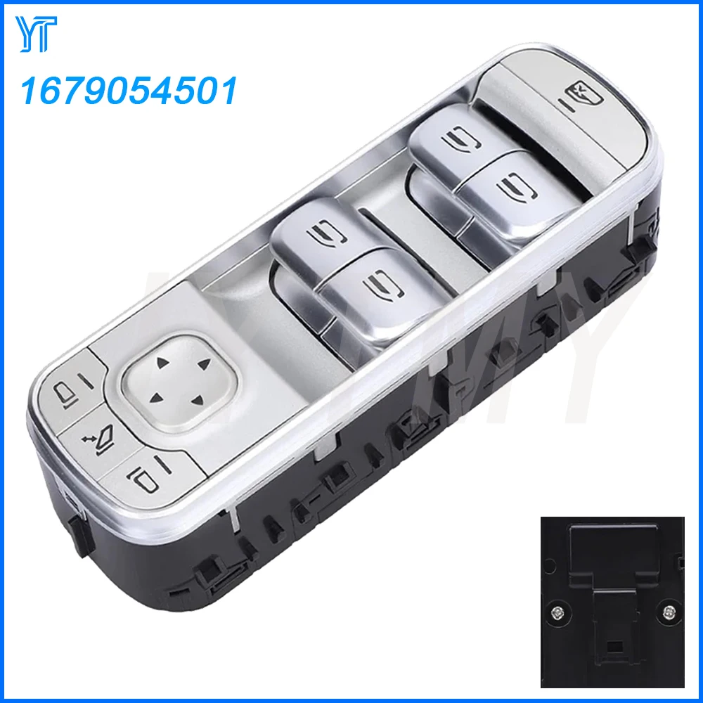 

Для Mercedes Benz GLS GLE W167 2019 2020 2021, передний левый электрический переключатель стеклоподъемника, автомобильные аксессуары