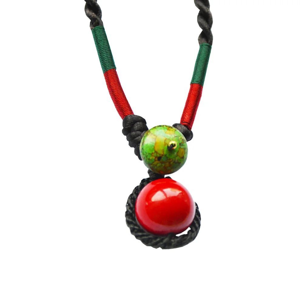 

1pc Ethnic Style Handmade Braided Clavicle Chain For Women Fashion Necklace Simple Retro Pendant Daily Party Wear Jewelry