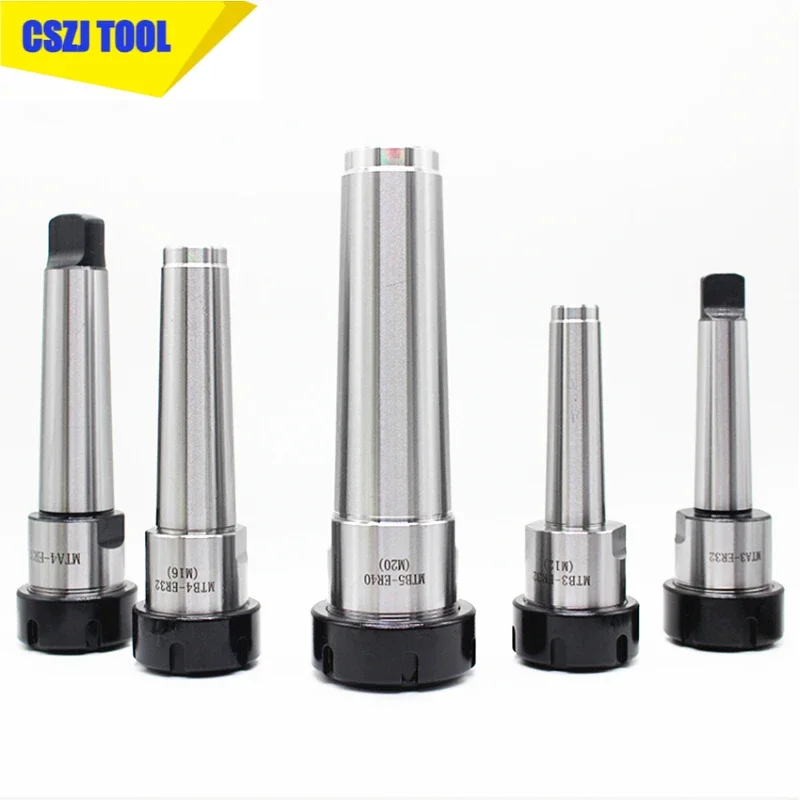 MTA2 MTA3 MTA4 MTB2 MTB3 MTB4 ER16 ER20 ER25 ER32 morse taper tool holder+9pcs Spring Collets For CNC Milling lathe tools