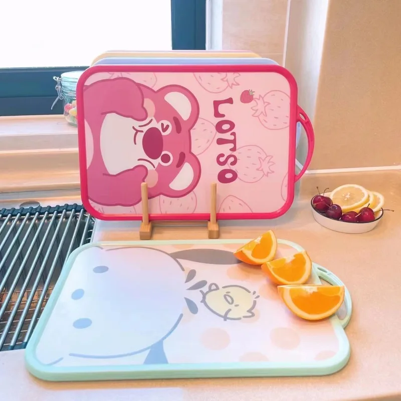 New Sanrio Anime Cartoon Mymelody Kuromi Cinnamoroll Chopping Board Cute Cutting Vegetable Fruit Mini Chopping Board Daily Gift