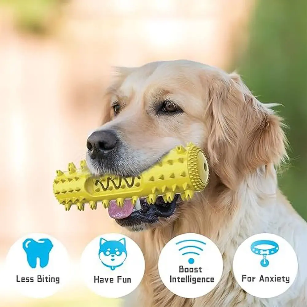Durable Vocal Dog Chew Bump Design Wear-resistant Dog Toothbrush Stick TPR Soft Dog Teeth Cleaning Stick For Dogs Puppy