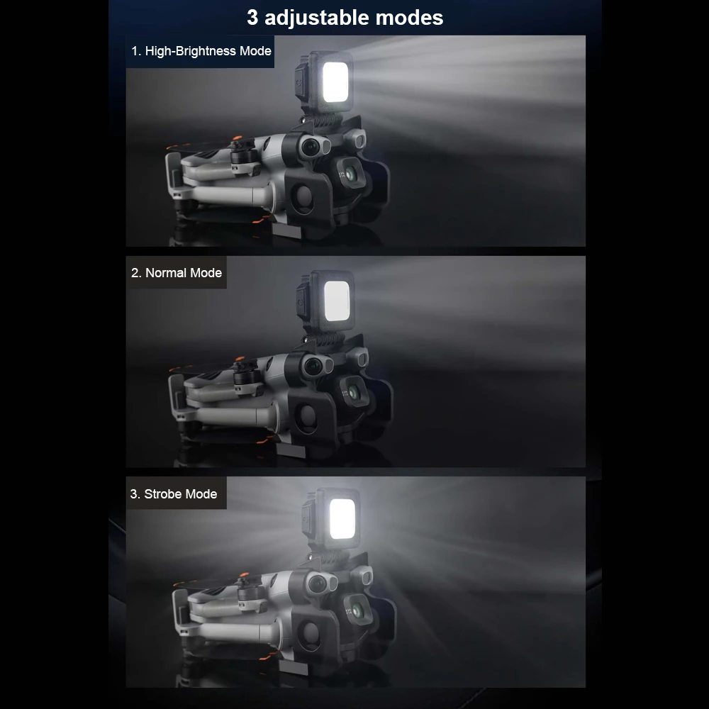 

LED Navigation Light & gimbal camera Guard for DJI mini 5pro, 2-in-1 Protective Cover with 3 Lighting Modes for Night Flying