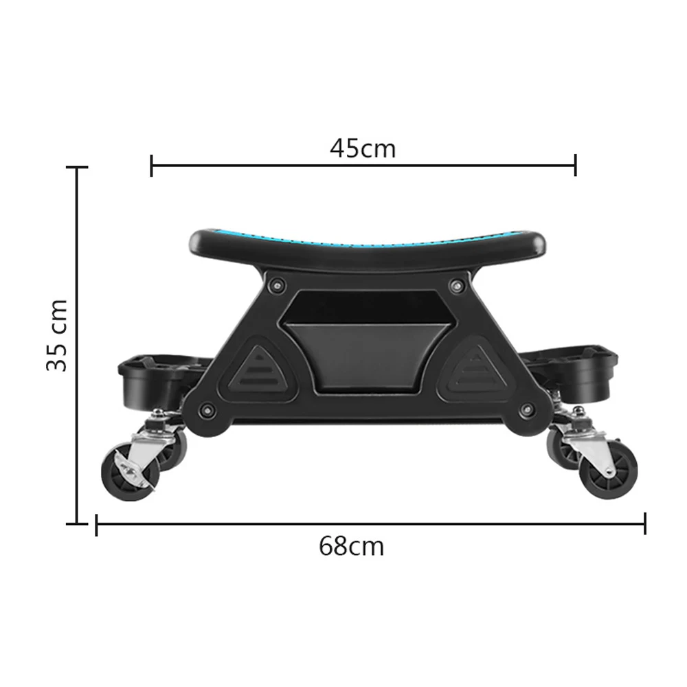 مقعد أدوات تجميل السيارة المتحرك مع صواني تخزين للأدوات #5