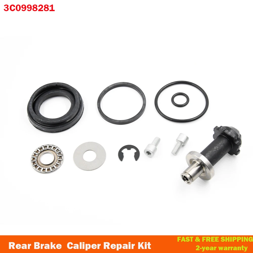 3C0998281 3C0998281A 3C0998281B для Audi VW Passat задний тормоз набор для ремонта суппорта электродвигателя 2008-2014 Автозапчасти Новый бренд