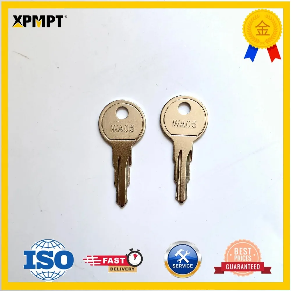 10pc For Terex WA05 Equipment Ignition Start Starter Keys