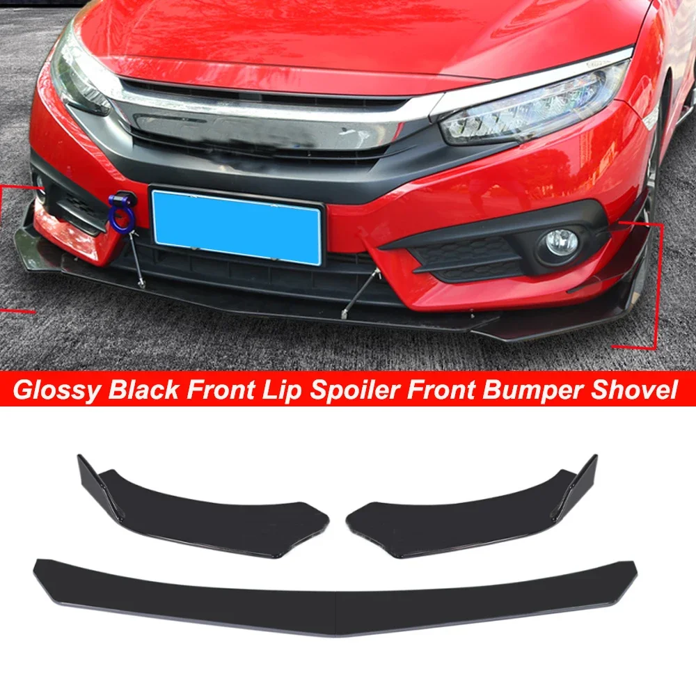 For Teana 2019 Seventh Generation Front Shovel Car Front Bumper Lip Splitter Diffuser Lip Body Kit Car Spoiler Bumper Accessory