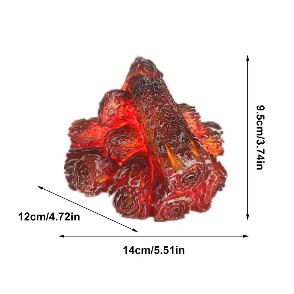 불꽃 랜턴 깜박이는 야간 조명 현실적인 풍경 LED 조명
