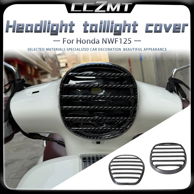 For HONDA NWF125 NWF 125 nwf125 Motorcycle Headlight Protection Cover Grille Guard Lense Cover Accessories