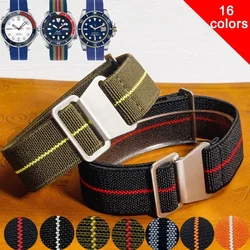 Nylon French Troops Parachute Elastic Watch Band 18mm 20mm 22mm Men Women Bracelet Universal Canvas Watch Strap Accessories