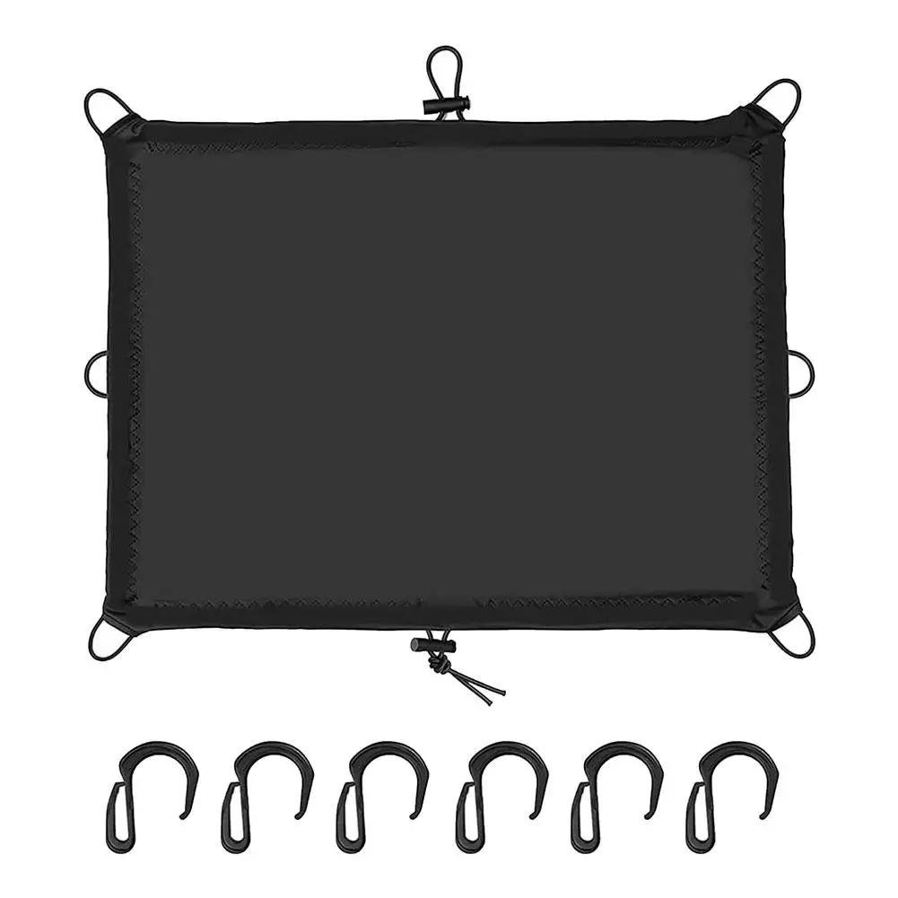 오토바이 자전거 트렁크 시트 리어 랙 수하물 선반 커버, 그물 방수 커버, 탄성 헬멧 수하물 천 M2Z5
