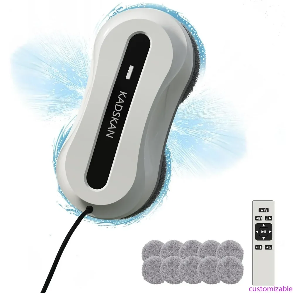 

Automatic Window Cleaning Robot with Water Spray for Various Surfaces - High Suction Power