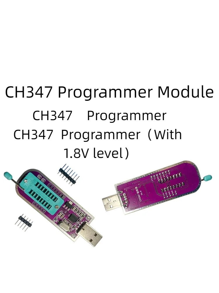 CH347 High-Speed Programmer Module, Supports 24 EEPROM, 25 SPI FLASH and TTL