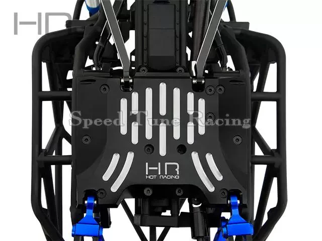 Hot Racing RRT133M01 Aluminum Multi Mount Skid Plate w/ 4-Link Tabs for Axial RR10 Bomber AX90048/AX90053