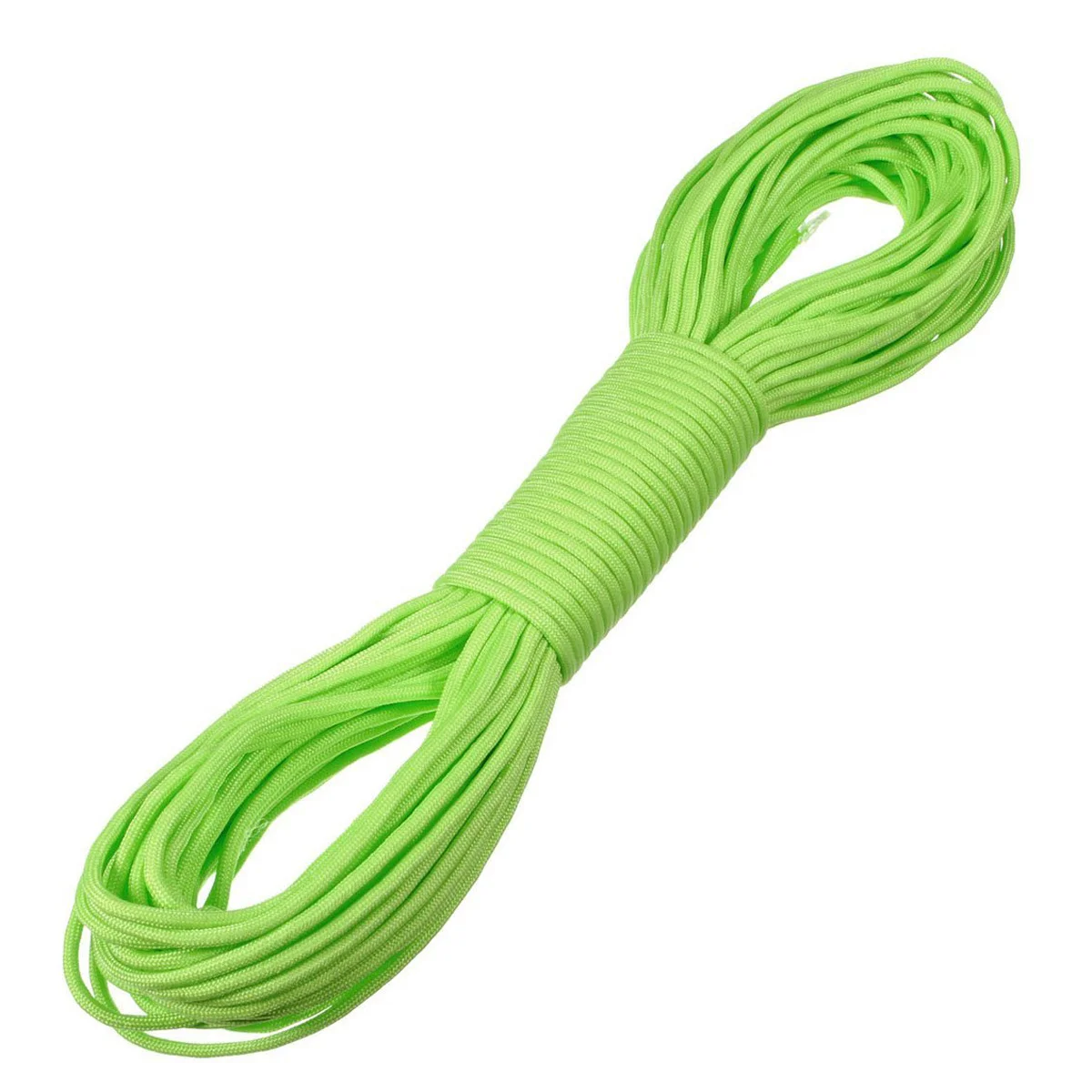 

31M 100Ft 550Lb 7 Strand Paracord Rope Grey Durable Nylon For Survival Camping Fishing Outdoor Emergency Tool