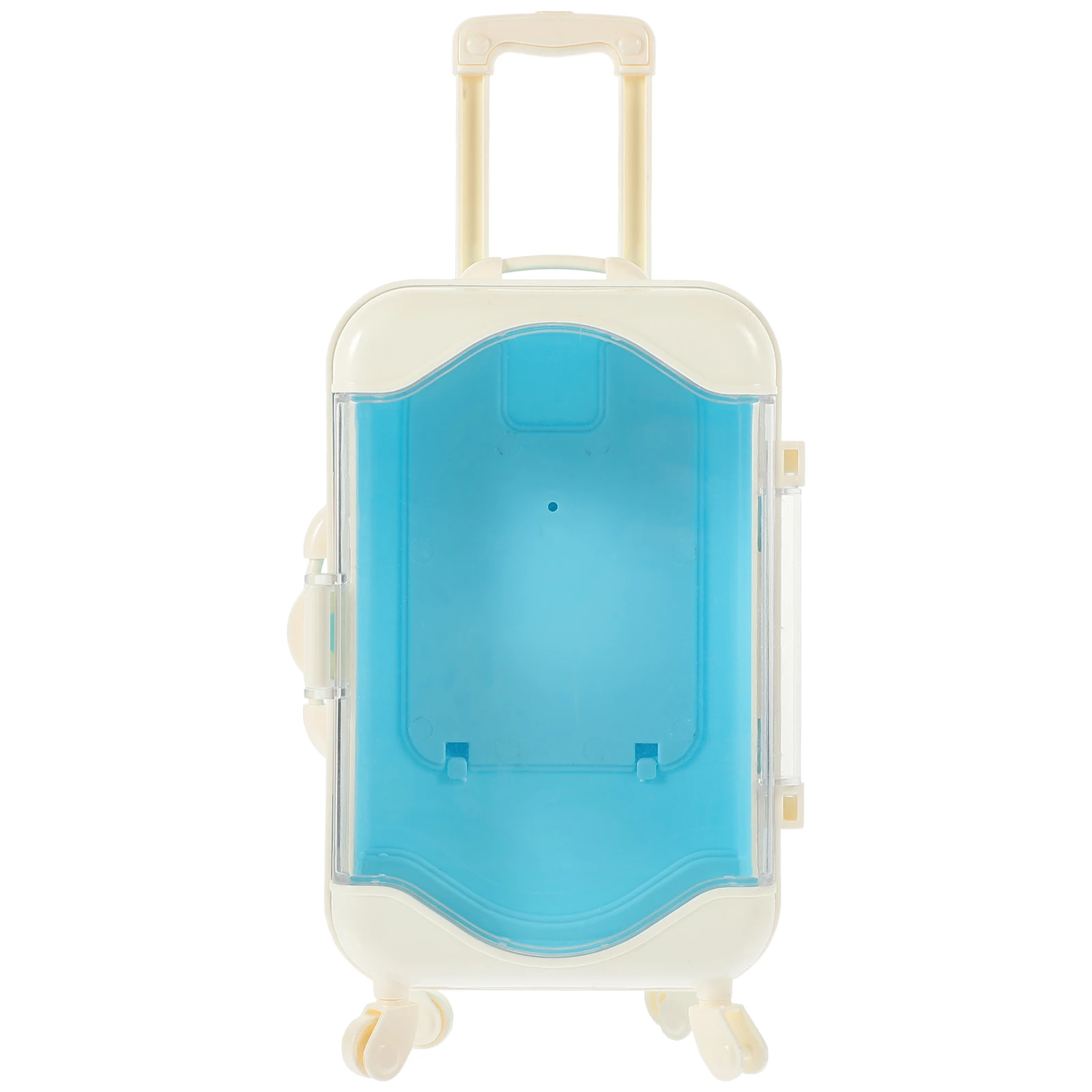 حقيبة سفر محاكاة ألعاب أمتعة صغيرة تخزين بلاستيكي آمن ألعاب أطفال ملحقات منزلية صغيرة التفكير الإبداعي #2