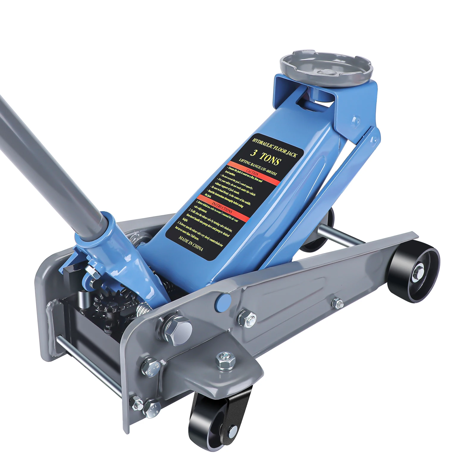 3 Ton Low Profile Floor Jack,Hydraulic Aluminium Steel Car Jack,Provide Stable Support,Lifting Range5.31to18.1