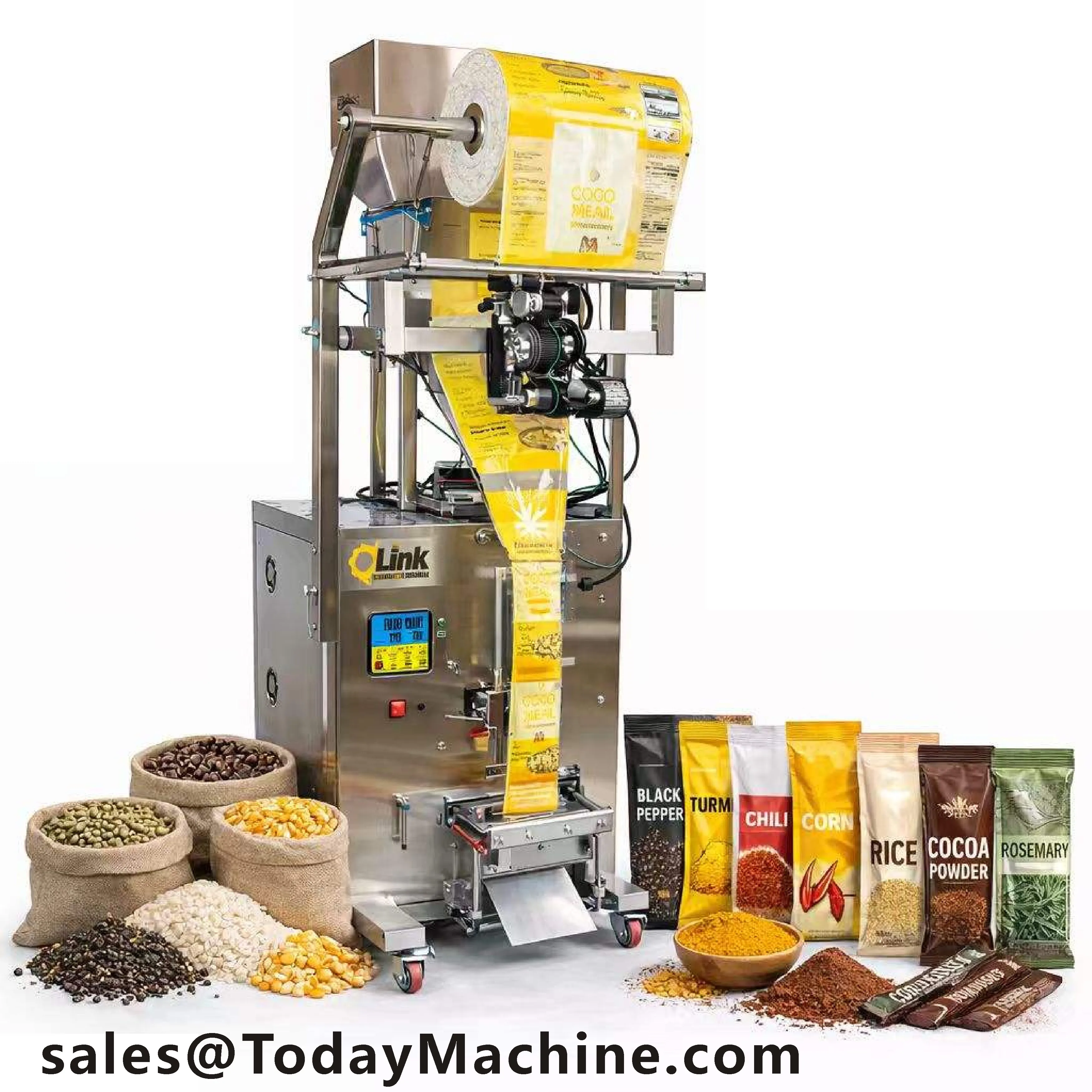 Small Sachet Powder Automatic Packaging Machine Vertical Filling Sealing System for Spice Tea Coffee Granule Pouch BagSmall Sach