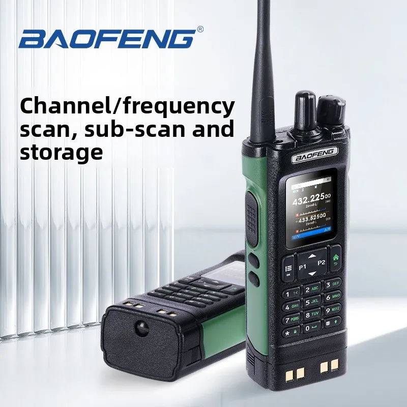 

10W High-power Analog Walkie-talkie UV-32 Type-C Charging Walkie-talkie One-click Frequency Matching