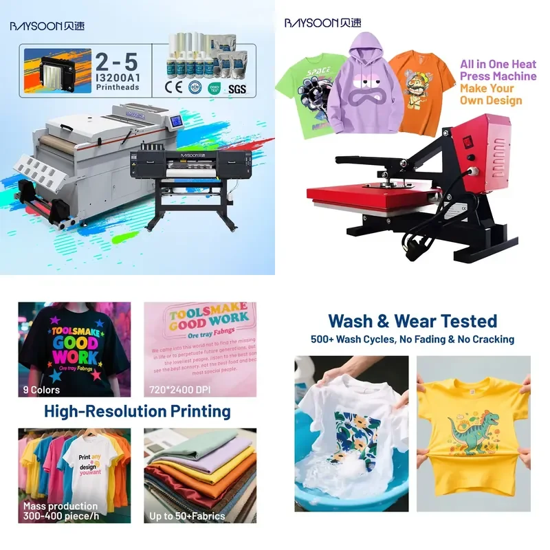 

【CHIMU HOME】 DTF Printer Screen Printing Machine and DTF Tshirt Machine for Clothing Printer and Textile Printer DTF Printing