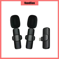 Vandlion K8 Professioanl Lapel Wireless Microphone Type-C Studio Gaming Lavalier Mic for Live Broadcast Mobile Phone PC Computer