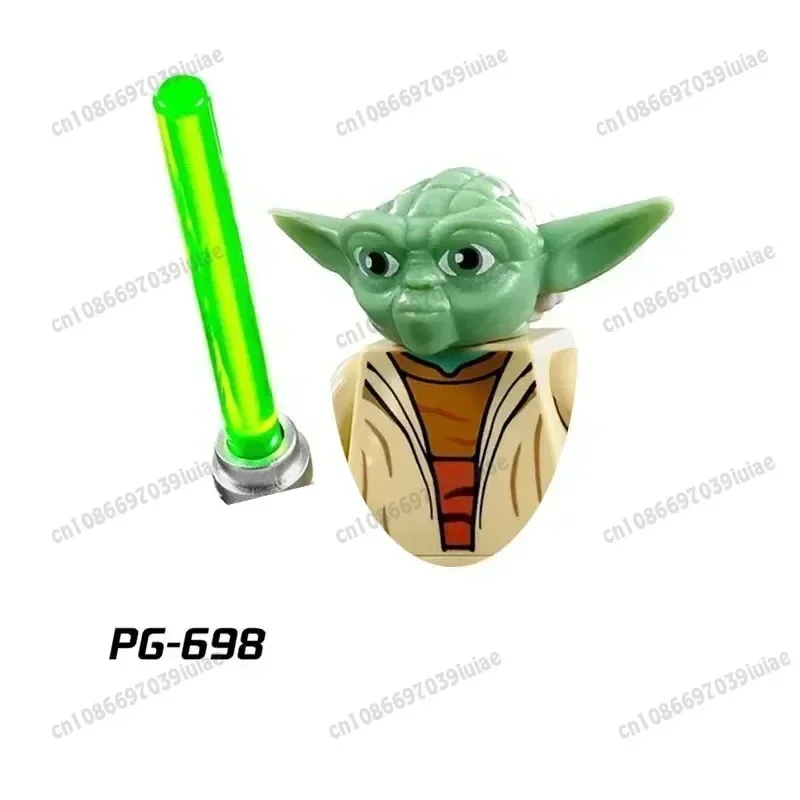 HEROCROSS Comte Dooku Maître Yoda Mini Figurine Robot Jouet Briques Assemblage Poupée Blocs de Construction Anniversaire Enfant pg698